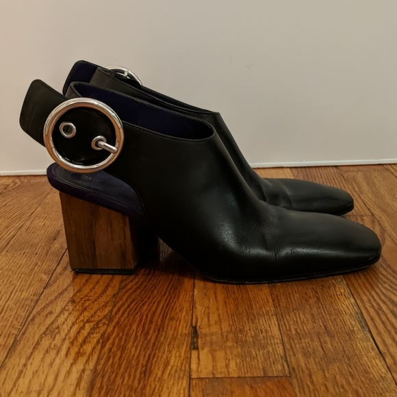 Celine Wood Block Heel Slingback - Picture 2 of 5